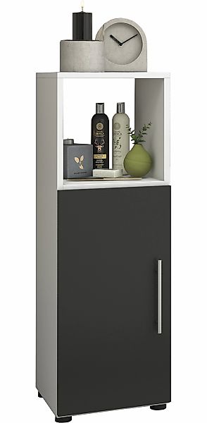 VCM Hochschrank "Holz Badmöbel Midischrank Badschrank Bad Flandu", (1 St.) günstig online kaufen