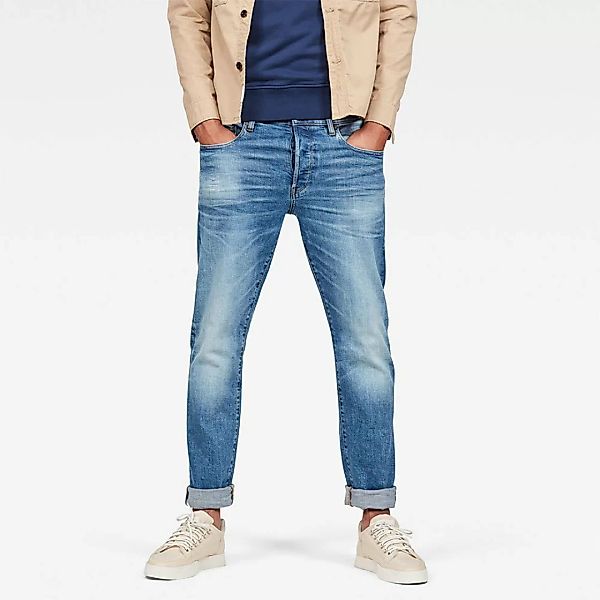 G-star 3301 Straight Jeans 31 Authentic Faded Blue günstig online kaufen