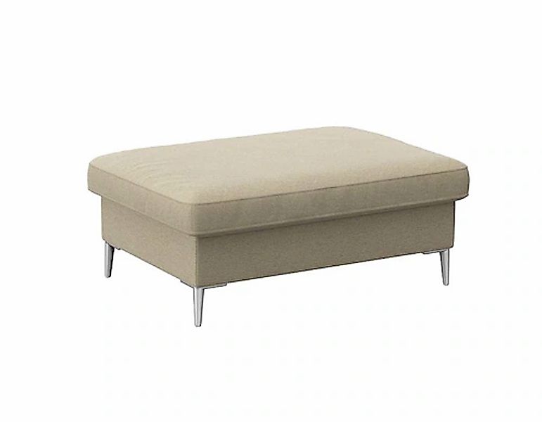 FLEXLUX Pouf »Fiore«, Kaltschaum, Füße Alu günstig online kaufen