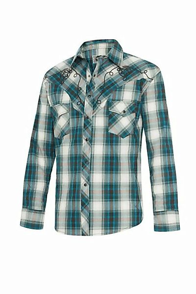 Stars & Stripes Langarmhemd Westernhemd Jeff bestickt günstig online kaufen