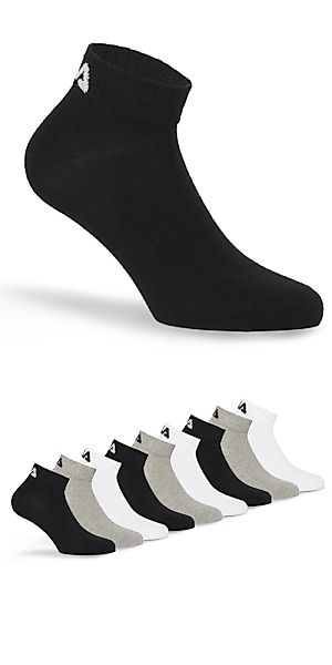 Fila Kurzsocken "UNISEX QUARTER PLAIN SOCKS", (9 Paar), mit klassischem Log günstig online kaufen
