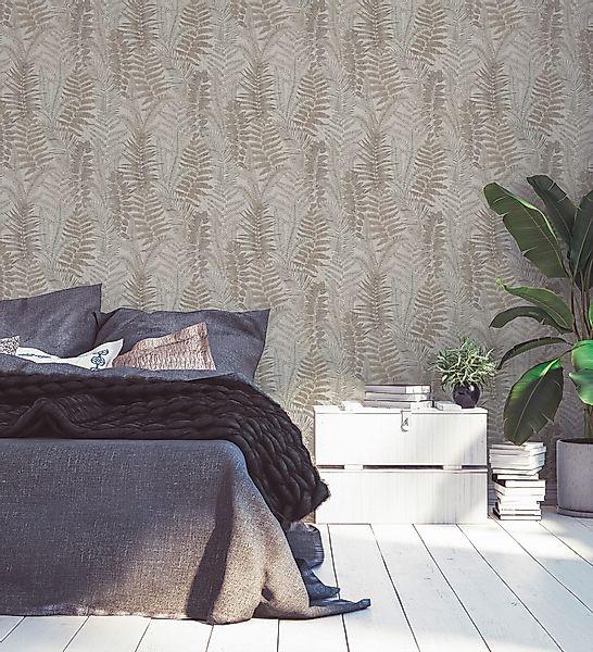 living walls Vliestapete Famous Garden Blätter-Tapete günstig online kaufen
