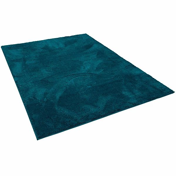 Pergamon Luxus Super Soft Hochflor Langflor Teppich Silky Petrol 160x230cm günstig online kaufen