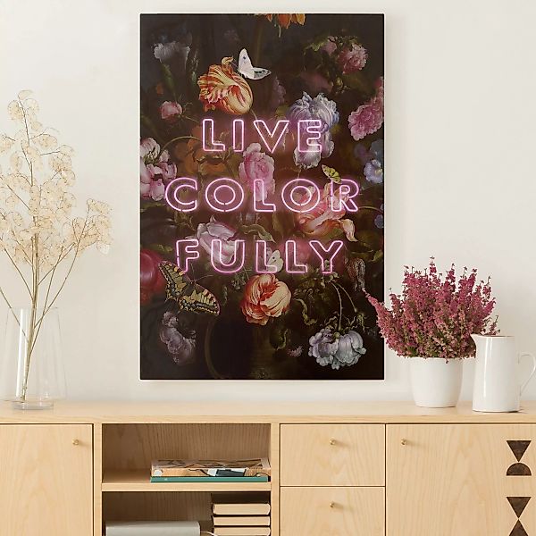 Leinwandbild Live Color Fully günstig online kaufen