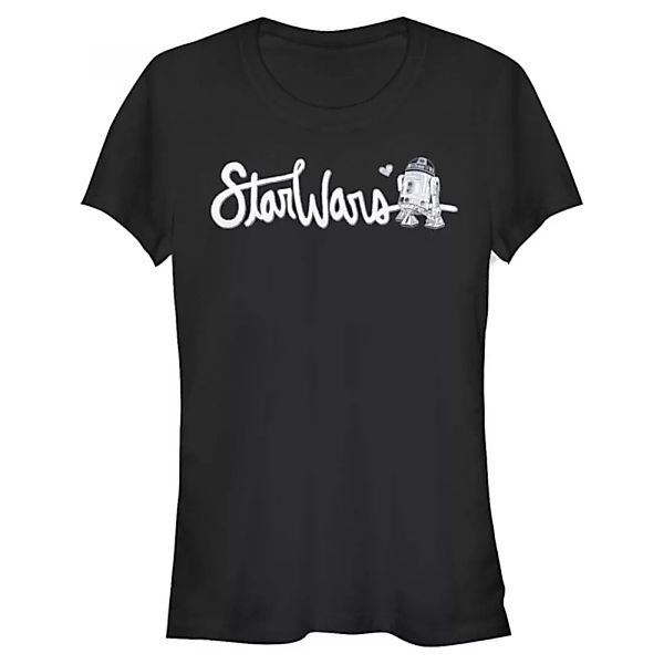 Star Wars - R2-D2 Cursive R2 - Frauen T-Shirt günstig online kaufen
