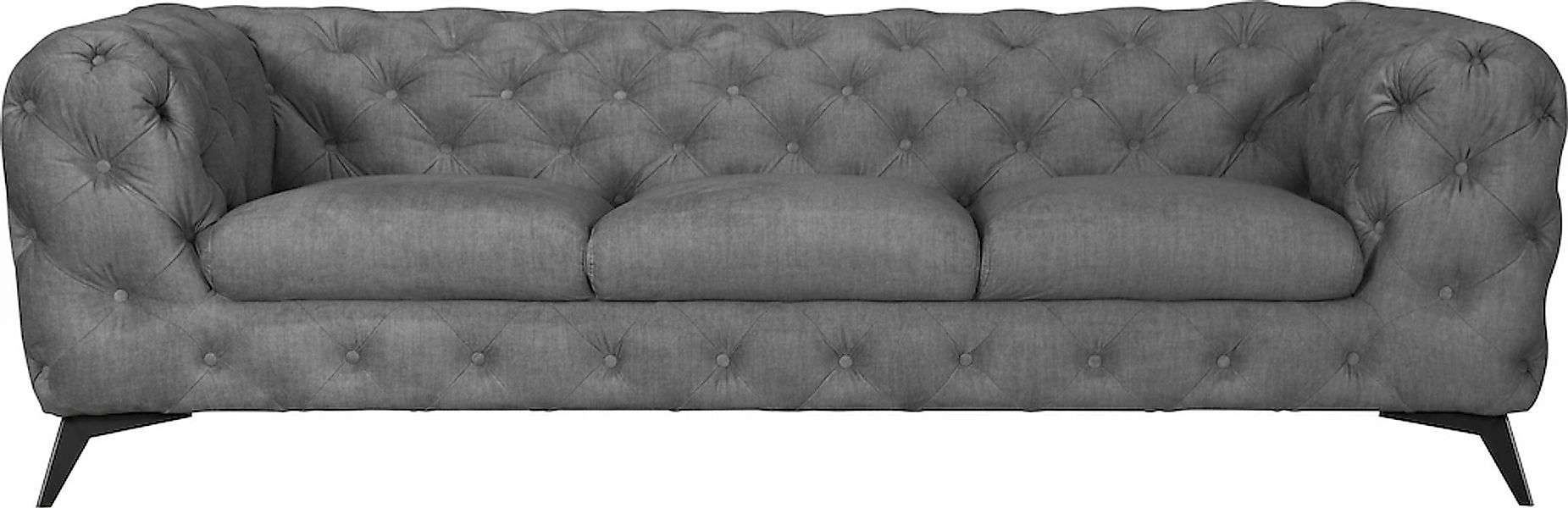 Home affaire Chesterfield-Sofa "Glynis" aufwändige Knopfheftung, moderne Ch günstig online kaufen