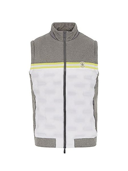 Original Penguin Golfweste Penguin Golf Weste Full Zip Mixed Media Grau / W günstig online kaufen