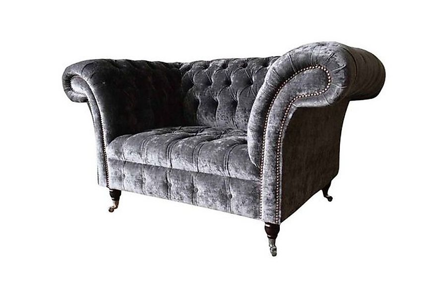 Xlmoebel Chesterfield-Sofa Design Chesterfield Textil Sofa Stuhl Polster Si günstig online kaufen