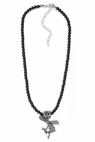 Allgäu Rebell Collier "Hirsch" mit Hirschkopfanhänger und Schleife günstig online kaufen
