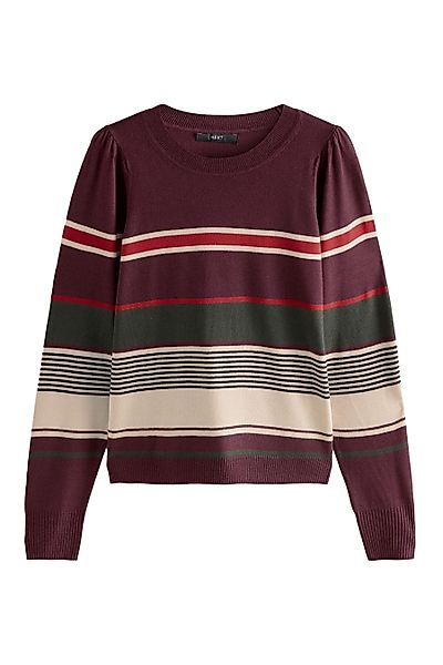 Next Rundhalspullover Langärmliger Pullover mit Rundhalsausschnitt günstig online kaufen