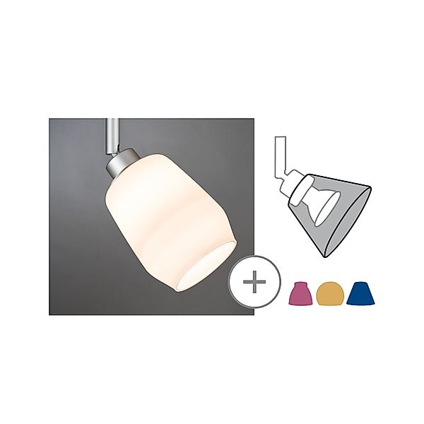 Paulmann "URail Schirm DecoSystems Vento 80mm Satin" günstig online kaufen