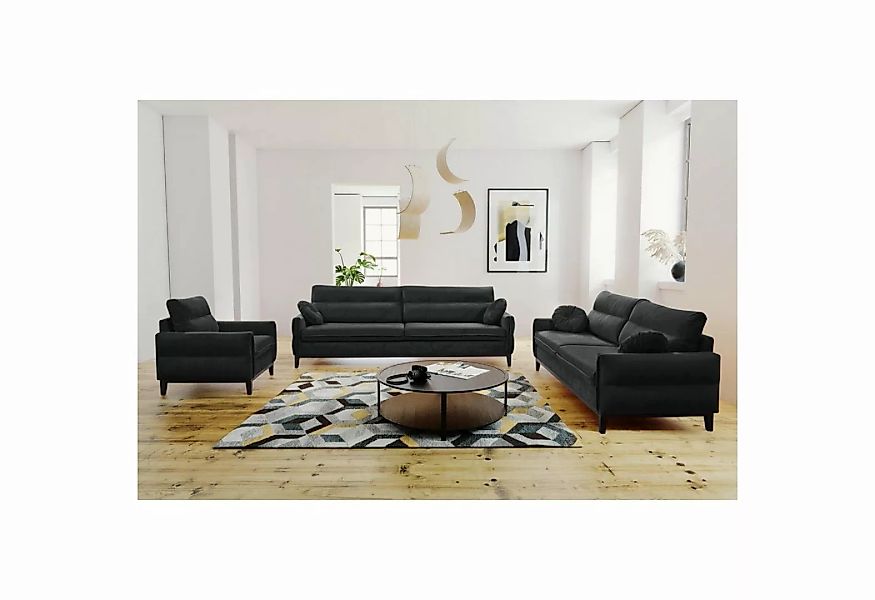Beautysofa Sofa Belweder, Couchgarnitur 321 Möbelset, Sofa 3-Sizter 2-Sizte günstig online kaufen