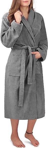 normani Damenbademantel Damen Premium Bademantel Basic, 122, Baumwolle, Sch günstig online kaufen