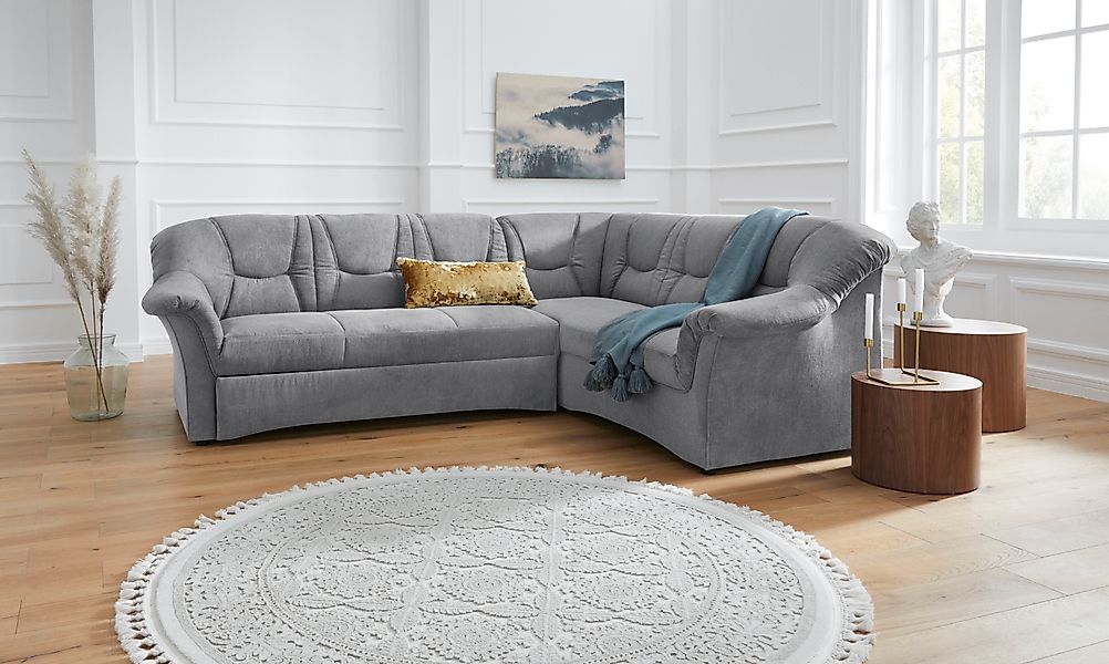 DOMO collection Ecksofa »Sarafina zeitlos und komfortabel, optional mit Fed günstig online kaufen