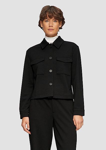 s.Oliver Funktionsjacke Indoor-Jacke Strukturierte Jacke aus Interlock günstig online kaufen