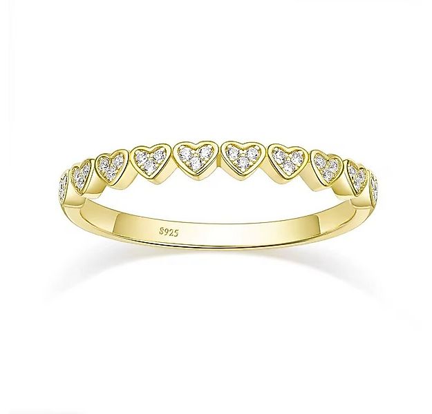 ROUGEMONT Silberring Moissanit Damen Ring 925 Sterling Silber Herzring Verl günstig online kaufen