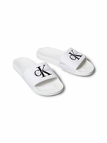 Calvin Klein Jeans Pantolette "ESS SLIDE CV" Badeschuh, Flat, Poolslides mi günstig online kaufen