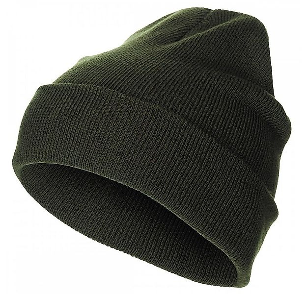 MFH Beanie Rollmütze, Polyacryl, fein gestrickt - oliv (Packung) doppelt ge günstig online kaufen