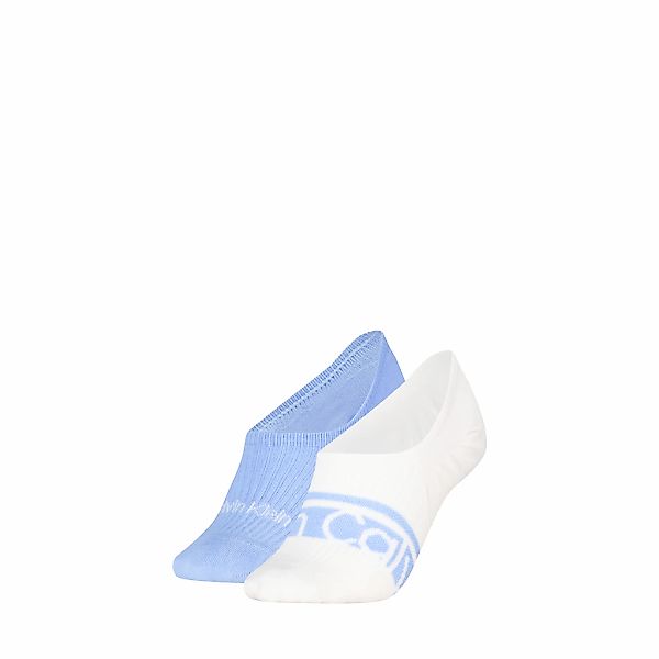 Calvin Klein Füßlinge "CK WOMEN FOOTIE HC LOGO STRIPE" 2 Paar, Antirutsch N günstig online kaufen