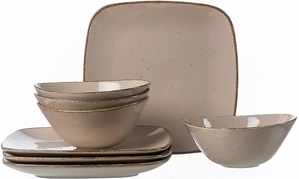 Ritzenhoff & Breker Tafelservice "Geschirr-Set CASA" Vintage Look, 8 Teile, günstig online kaufen