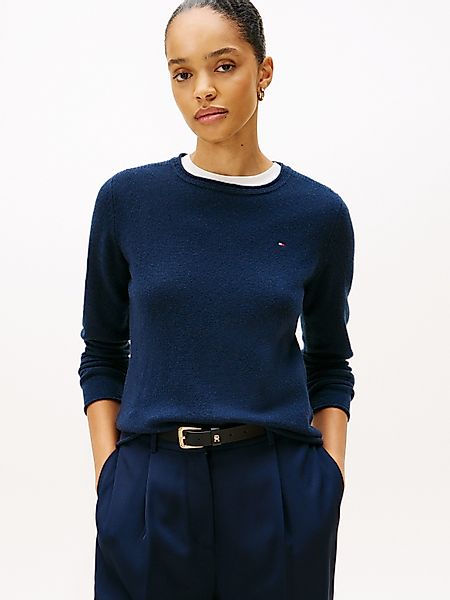 Tommy Hilfiger Strickpullover aus reiner Wolle günstig online kaufen
