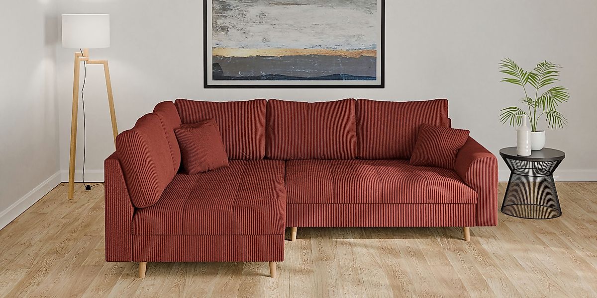 Home affaire Ecksofa CHARRE L-Form mit günstig online kaufen