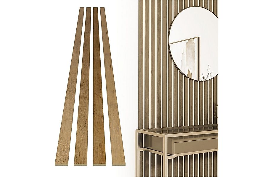 acous Wandpaneel Stix FSC® Premium Echtholzfurier (selbstklebend), BxL: 3,4 günstig online kaufen