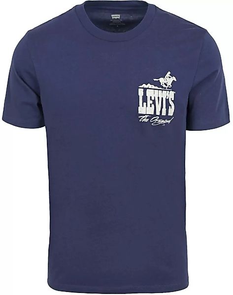 Levi's T-Shirt Graphic Navy - Größe M günstig online kaufen