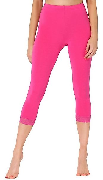 Merry Style Leggings Damen 3/4 Capri Hose MS10-290 (1-tlg) elastischer Bund günstig online kaufen