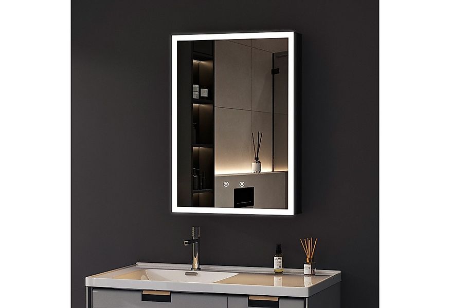 WDWRITTI Badspiegel Spiegelschrank mit beleuchtung Wandschrank Hängeschrank günstig online kaufen