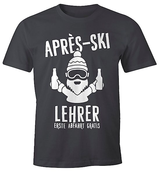 MoonWorks Print-Shirt Après Ski Herren T-Shirt günstig online kaufen