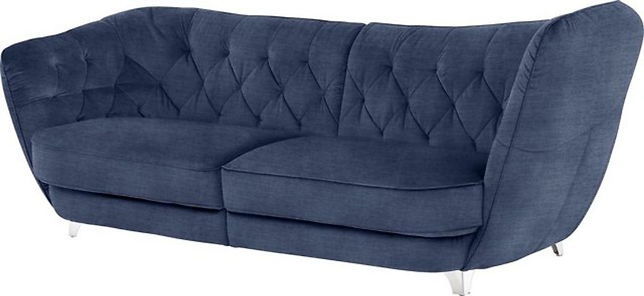 Leonique Big-Sofa Retro, stylischer Hochlehner günstig online kaufen