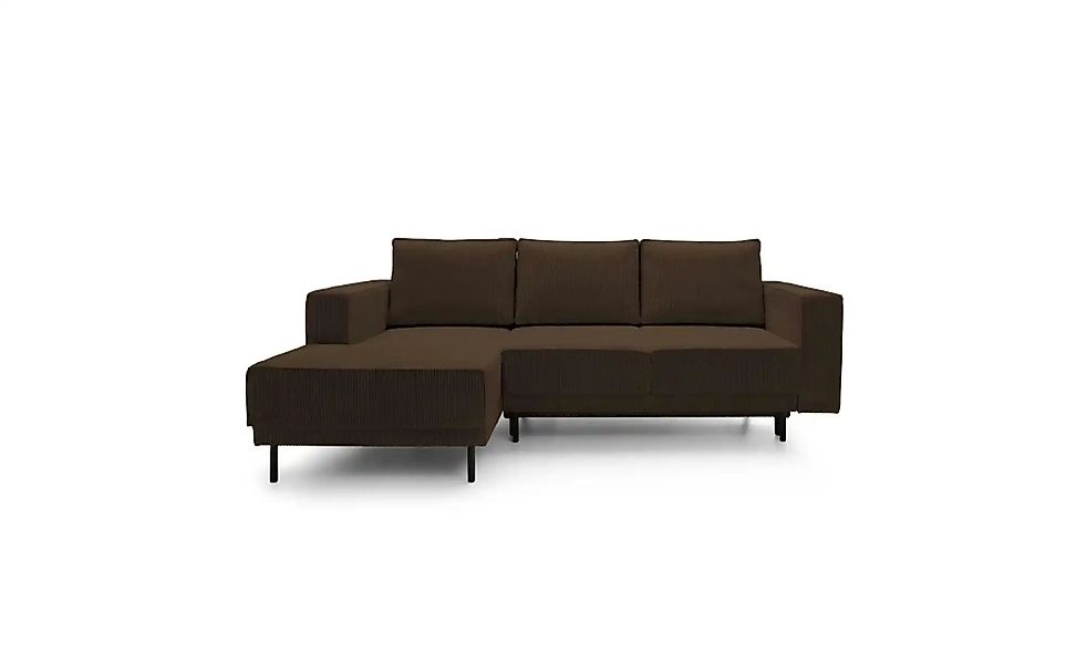 Selsey Ecksofa mit Schlaffunktion Rodario Mini ¦ braun ¦ Maße (cm): B: 241 günstig online kaufen
