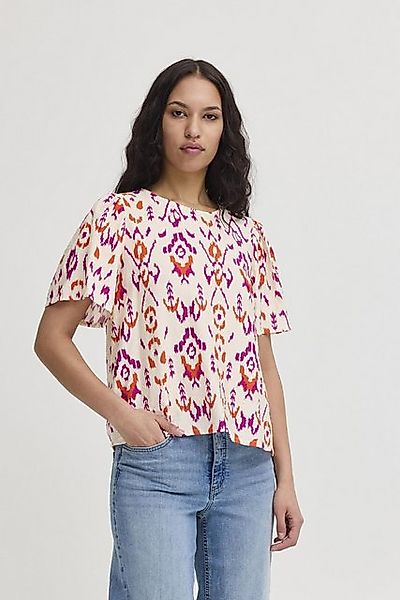 Ichi Kurzarmbluse IXHARPER Modische Bluse mit Muster günstig online kaufen