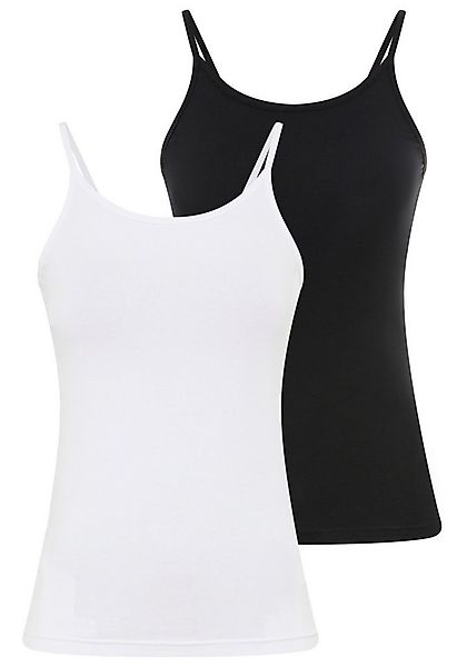 Flashlights Spaghettitop (2er-Pack) körpernahe Passform, aus Baumwolle und günstig online kaufen