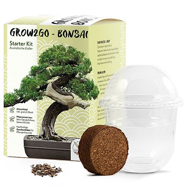 HappySeed Blumensamen GROW2GO Bonsai Starter Kit inkl. GRATIS eBook - Austr günstig online kaufen