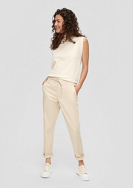 s.Oliver Stoffhose Chino mit Gürtel aus Baumwollstretch günstig online kaufen