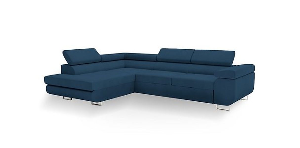 Goldstoff Ecksofa hochwertiges Sofa mit Schlaffunktion, Eckcouch mit prakti günstig online kaufen