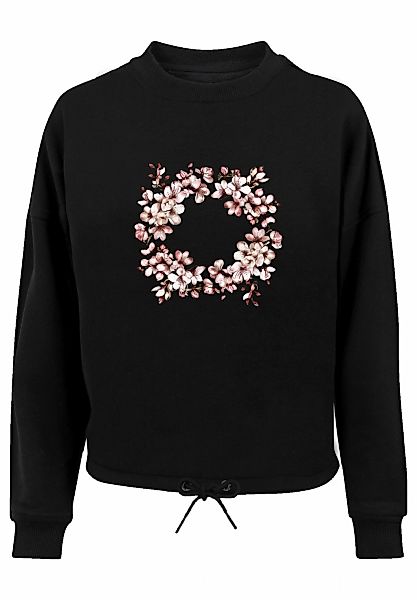 F4NT4STIC Sweatshirt "Rosa Frühlings Blumenkranz Dekor", Premium Qualität günstig online kaufen