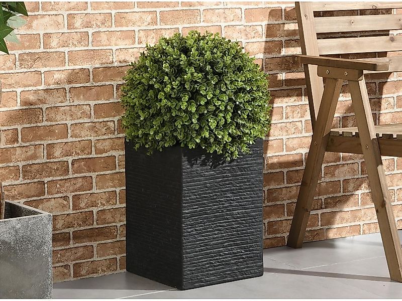 Kunstpflanze Buchsbaumkugel mit Topf - 66 x 40 cm - Grün - DIAVA günstig online kaufen