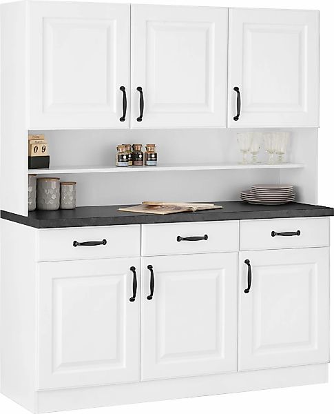 wiho Küchen Küchenbuffet "Erla, TOPSELLER" 150 cm breit mit Kassettenfront günstig online kaufen