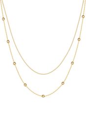 Hey Happiness Edelstahlkette Layer Collier Kugeln, günstig online kaufen