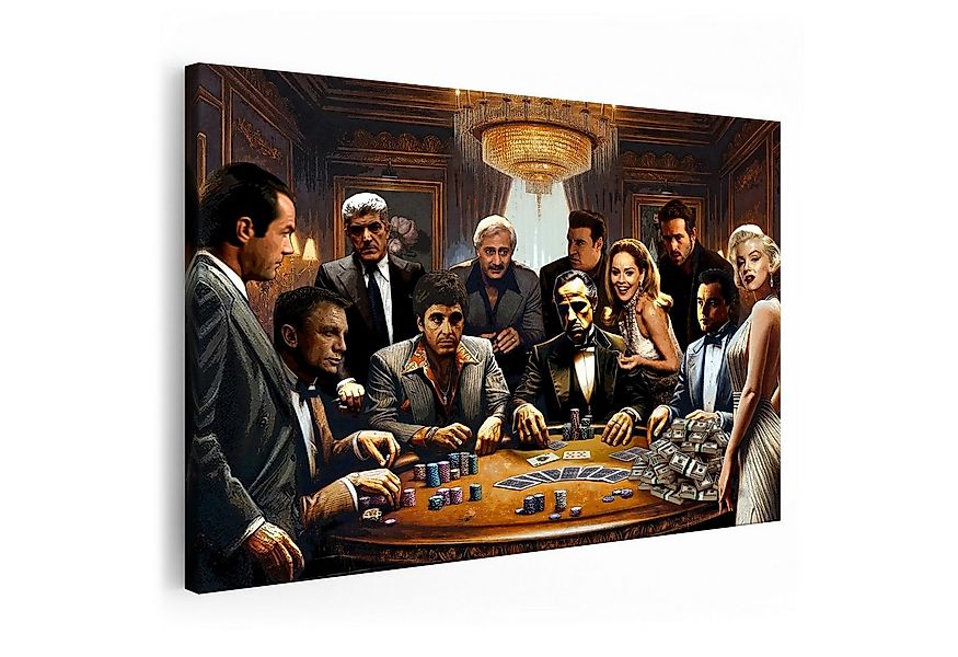 Artmazing Leinwandbild Hollywood Hold'Em, XXL Leinwand 120x80, Poster & Kun günstig online kaufen
