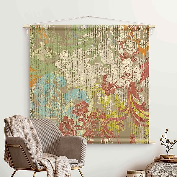 Bilderdepot24 Wandteppich modern Muster Shabby Vintage günstig online kaufen