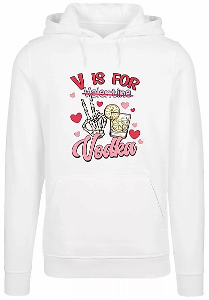 F4NT4STIC Kapuzenpullover "Anti Valentinstag V is for Vodka", Premium Quali günstig online kaufen