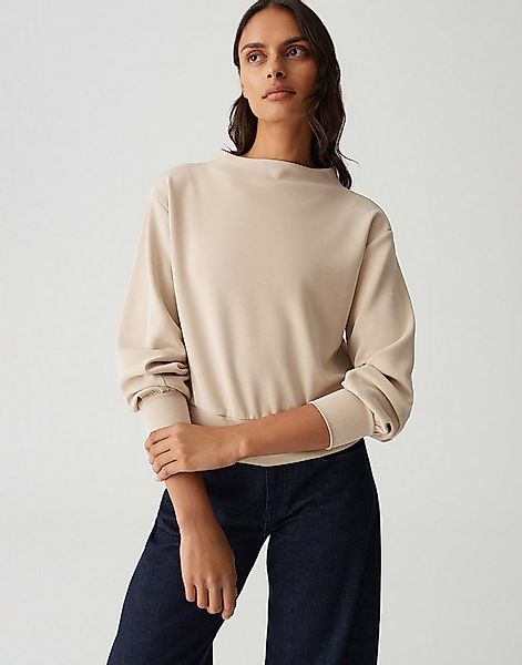 OPUS Sweatshirt GABLINA aus Modal Mix überschnittene Schulter mit Langarm, günstig online kaufen