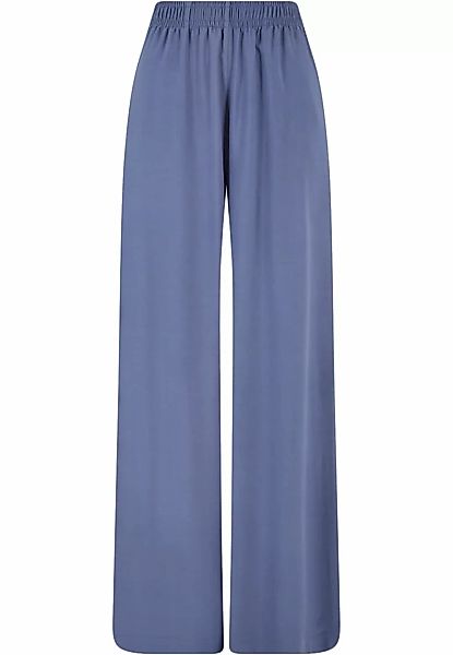 URBAN CLASSICS Stoffhose "Urban Classics Damen Ladies Wide Leg Viscose Pant günstig online kaufen