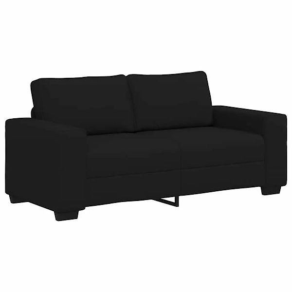 vidaXL 2-Sitzer-Sofa Schwarz 140 cm Stoff 4105168 günstig online kaufen