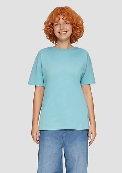 QS Kurzarmshirt Oversized T-Shirt aus Baumwolle günstig online kaufen