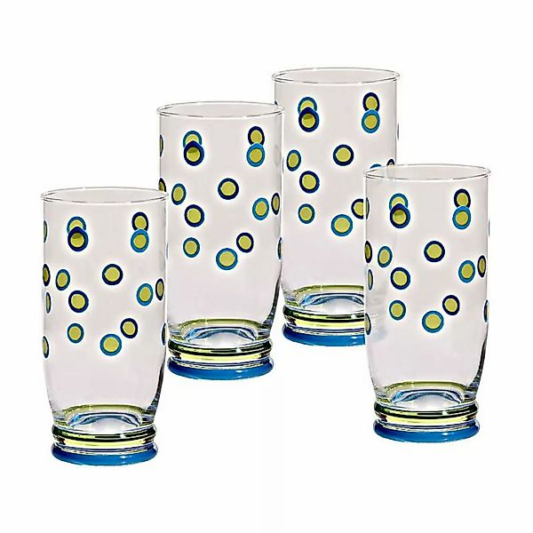 Limoglas Punkte Nadia 4er-Set 420ml günstig online kaufen